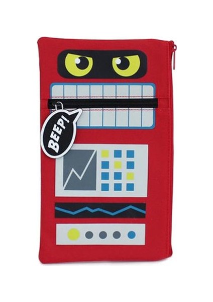 Fermuarlı Robot Kalem Kutu 16358