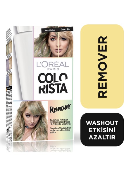 Colorista Saç Rengi Temizleyici Krem Amonyaklı Etkili 200 ml Kadın ve Erkek Kullanımı