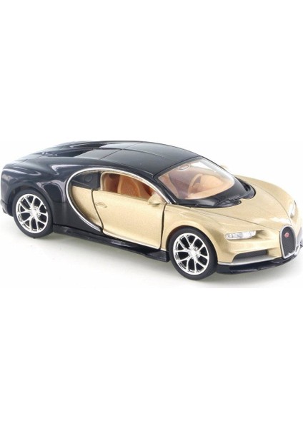 Bugatti Chiron Metal Araba 1 32 Scale Bakır Çekbırak Araba