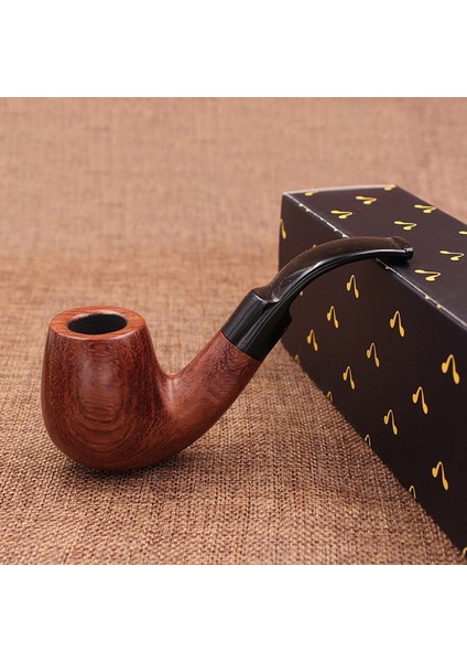 9 Mm. Metal Halkalı Maun Ahşap Pipo Py57 fiyatları