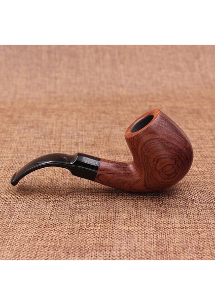 9 Mm. Metal Halkalı Maun Ahşap Pipo Py57 modelleri