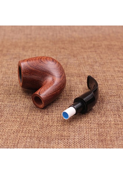 9 Mm. Metal Halkalı Maun Ahşap Pipo Py57 indirimleri