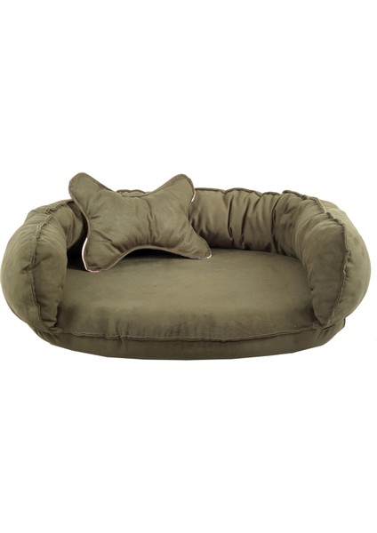Orta ve Büyük Irk Köpek Yatağı Yeşil 80x55x15