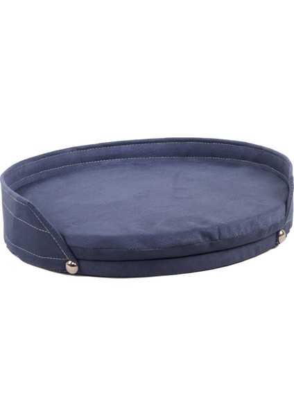 Küçük Irk Köpek Yatağı Lacivert 40x40x15