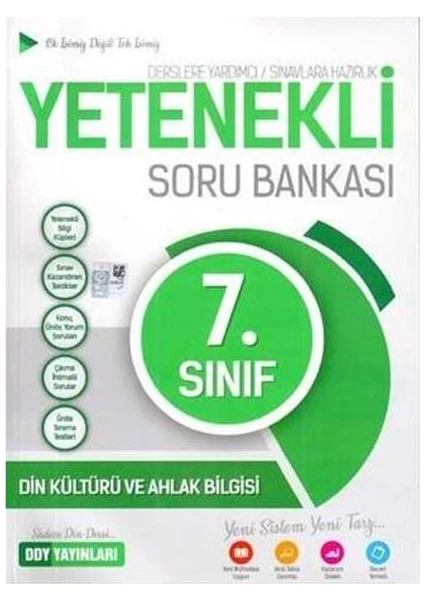 Ddy Yayınları 7 Sınıf Din Kültürü Ve Ahlak Bilgisi Soru Bankası Ddy Yay