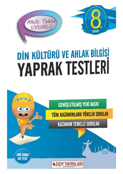 Ddy Yayınları 8 Sınıf Din Kültürü Yaprak Test Din Dersi Yayınları