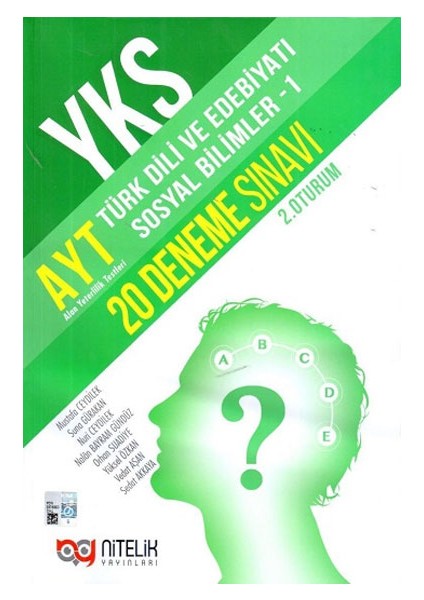 AYT Türk Dili ve Edebiyatı Sosyal Bilimler 1 - 20 Deneme Sınavı