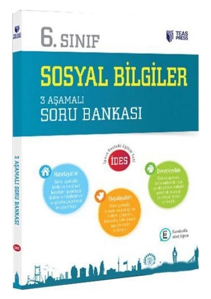 6 Sınıf Sosyal Bilgiler Soru Bankası Teas Press Yayınları