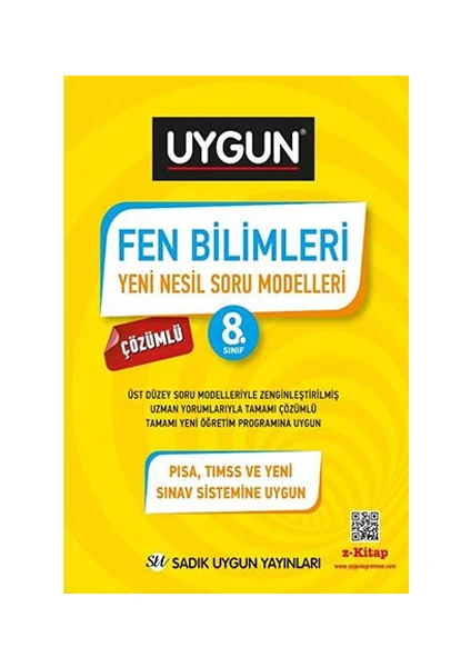 Sadık Uygun Yayınları Fen Bilimleri Yeni Nesil Soru Modelleri 8. Sınıf