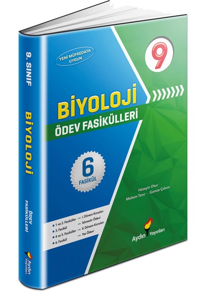 9 Sınıf Biyoloji Ödev Fasikülleri Aydın Yayınları