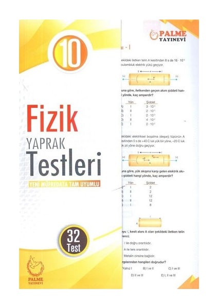 Palme Yayıncılık 10 Sınıf Fizik Yaprak Test