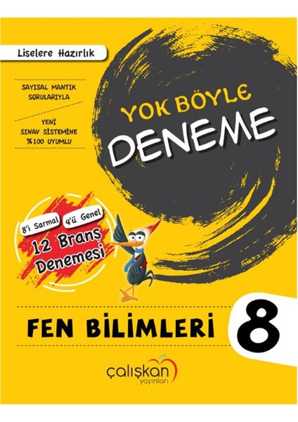 Çalışkan Yayınları 8 Sınıf Yok Böyle Branş Denemesi Fen Bilimleri