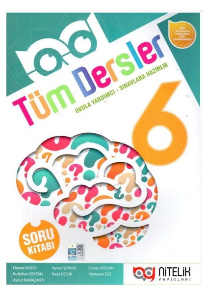 Nitelik Yayınları 6. Sınıf Tüm Dersler Soru Kitabı