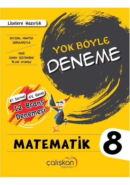 Çalışkan Yayınları 8 Sınıf Yok Böyle Branş Denemesi Matematik