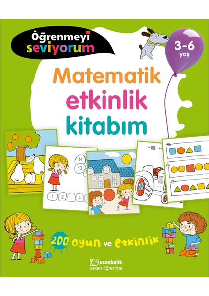 3-6 Yaş Matematik Etkinlik Kitabım Tudem Yayınları