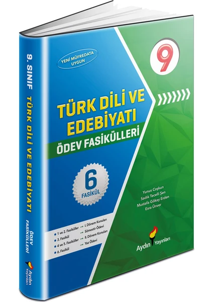 Aydın Yayınları 9. Sınıf Türk Dili Ve Edebiyatı Ödev Fasikülleri