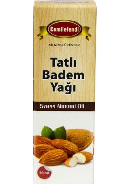 Tatlı Badem Yağı 20 ml