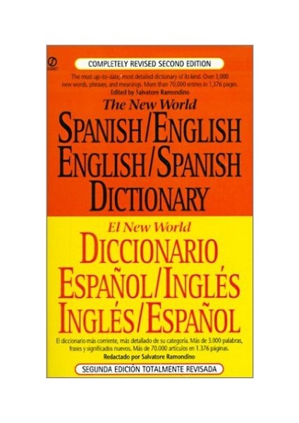 The New World Spanish/English, English/Spanish Dictionary
