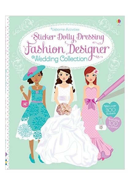 Sticker Dolly Dressing Fashion Designer Wedding Collection
