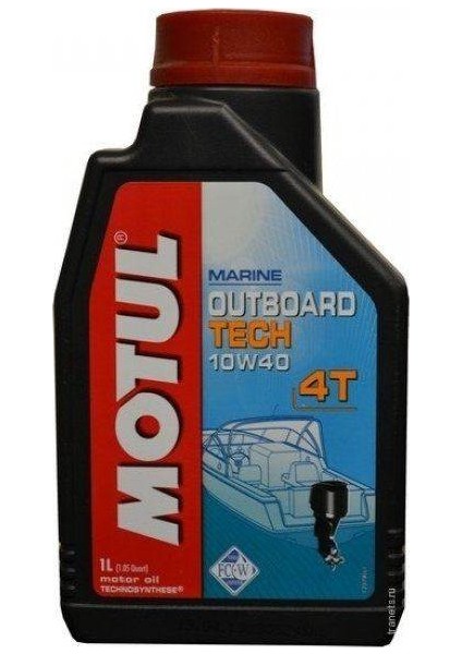 Outboard Tech 4T 10W-40 1 Litre Deniz Motoru Yağı ( Üretim Yılı :2020 )