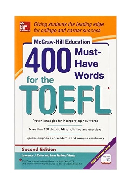 400 Must-Have Words For The Toefl 2Nd Ed.