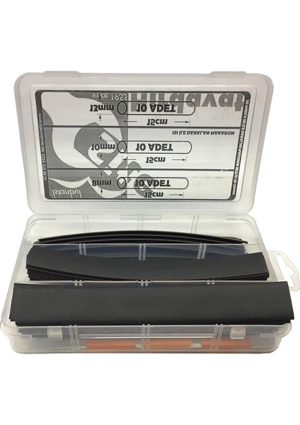 Woer Isı İle Daralan Makaron Seti 30'lu 15 cm 8 10 13 mm