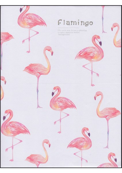 Taros UCiltli A4 Pls.Kp Flamingo Defter