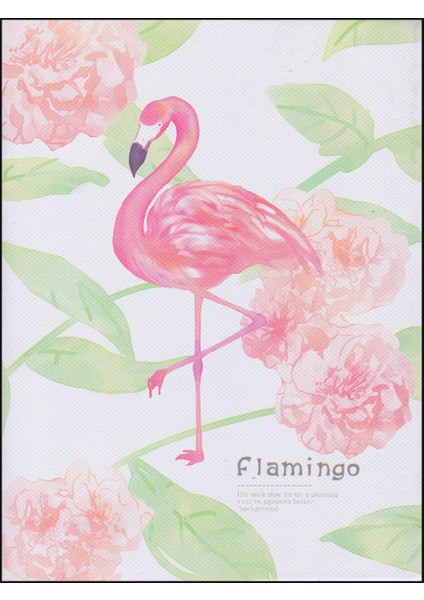 Taros UCiltli A4 Pls.Kp Flamingo Defter