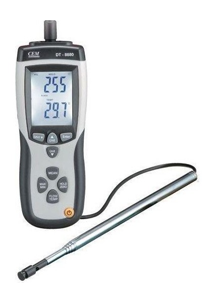 Dt 8880 Anemometre Rüzgar Hızı Ölçer