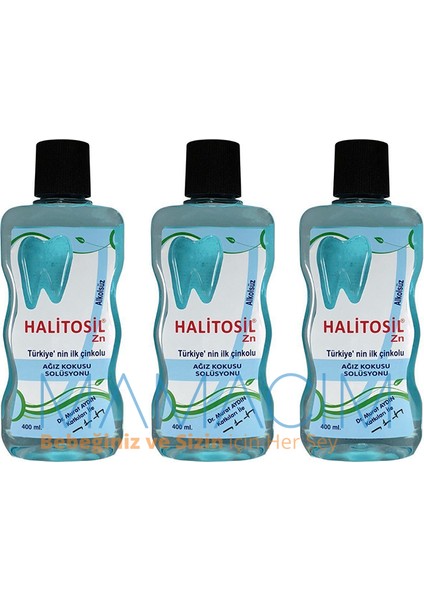 ( Pharmol ) Zn Ağız Koku Önleyici 400 ml 3 Lü