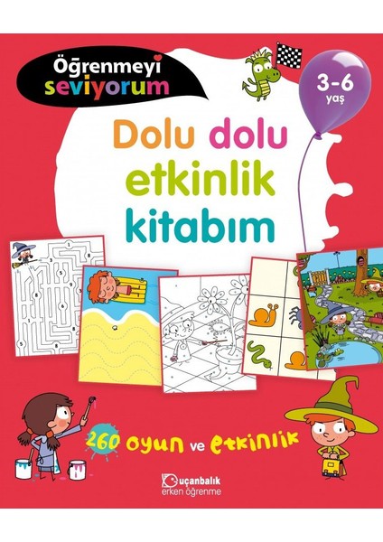 3-6 Yaş Dolu Dolu Etkinlik Kitabım Tudem Yayınları