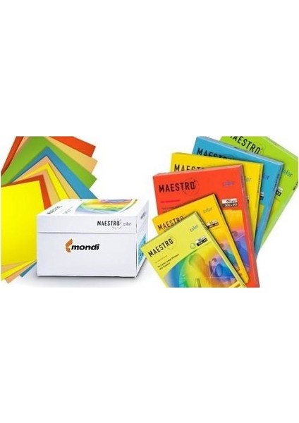 A4 Renkli Fotokopi Kağıdı Cr20 Krem 80Gr 1 Koli 5 Paket fiyatları