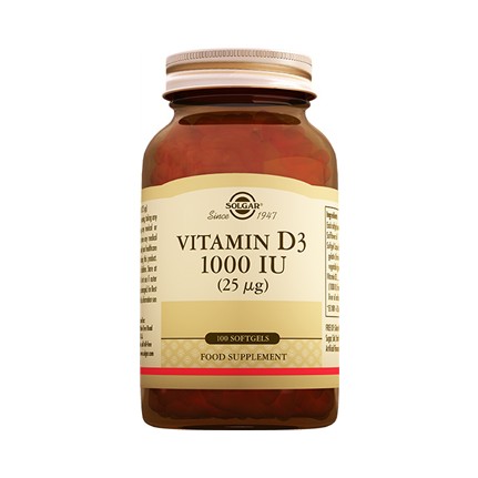 Solgar Vitamin D3 1000 Iu 100 Kapsül