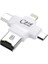 4419 Lightning Type C 3.1 Micro Usb Tf Kart Okuyucu iPhone Otg Çevirici Dönüştürücü Adaptör 1