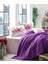 Garden Çift Kişilik Pike Takımı Viola Mor 1