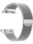 Apple Watch Premium 42 mm Metal Milano Kordon 2-3-4-5-6-SE Uyumlu - Gümüş 1