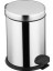 Pedallı Çöp Kovası 12 Litre Krom Paslanmaz Çelik 1