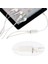 3.5 mm Stereo 4 Pin Kulaklık Çoklayıcı Kablo Aux Çoklayıcı 15 cm 3