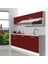 Style 160 MDF Hazır Mutfak Dolabı - Tezgah Dahil - Bordo 1