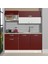 Style 160 MDF Hazır Mutfak Dolabı - Tezgah Dahil - Bordo 2