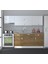 Prestij 220 MDF Hazır Mutfak Dolabı - Tezgah Dahil - Pera - Beyaz 2