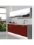 Style 160 MDF Hazır Mutfak Dolabı - Tezgah Dahil - Bordo - Beyaz 2