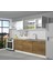 Smart 240 MDF Hazır Mutfak Dolabı - Tezgah Dahil - Pera - Beyaz 1