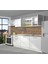 Smart 240 MDF Hazır Mutfak Dolabı - Tezgah Dahil - Parlak Beyaz 1