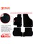 Seat Cordoba 2002-2009 Siyah Halı Paspas Seti Gri Kenar 2