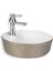 E-5001G Tezgah Üstü Özel Seri Porselen Lavabo 1