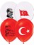 Balon Ata Ve Bayrak Baskılı 16' lı 1