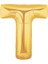 T Harf Altın Folyo Balon 40 İnç 1