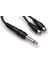 1/4'' Ts (M) <-> Dual Rca (F) Y-Kablo 1