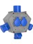 Polybox Cee Norm 3/16A. 3 Ad. + 1/16A. 2 Ad. + 3/32A. Fişli 1